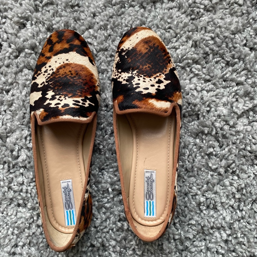 Sam Edelman Animal Print Loafers - Picture 1 of 4